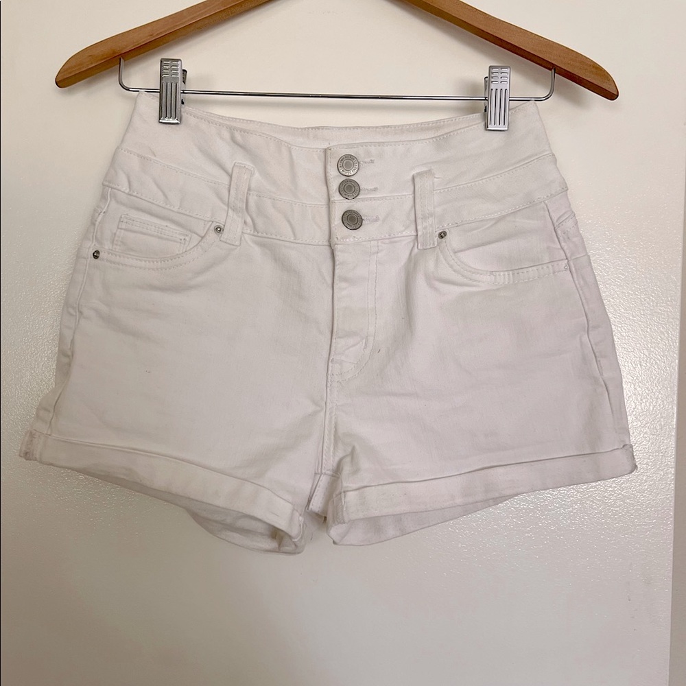 Charlotte Russe white high waisted shorts size 5